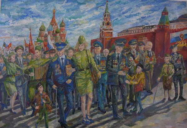 Парад Победы картина