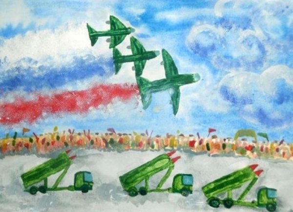 Рисование на тему Военная техника