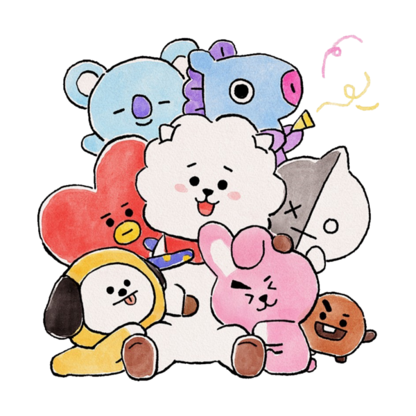 БТС С игрушками бт21