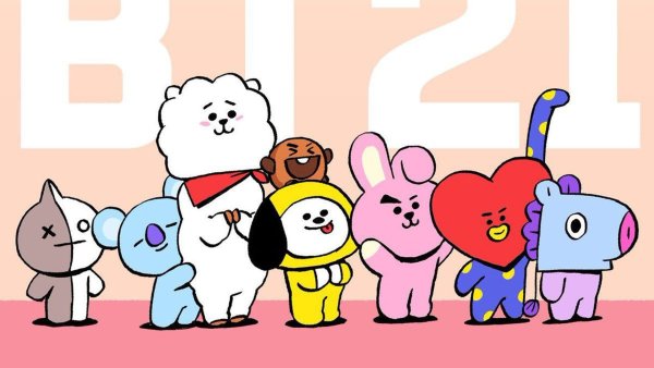 БТС рисунки bt21