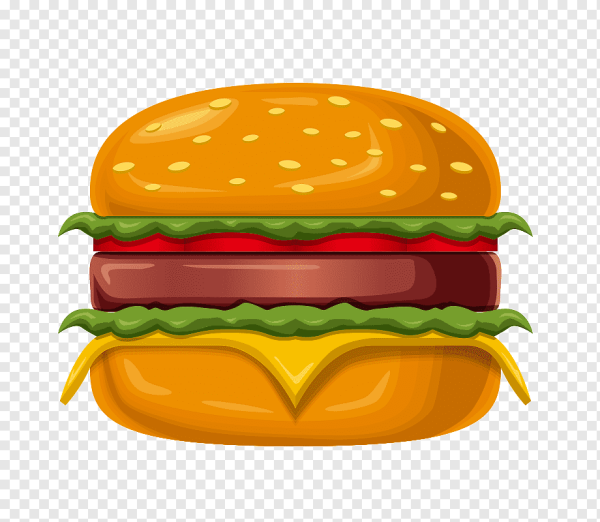 Нарисованный гамбургер