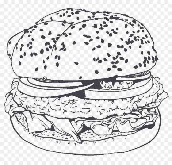 Гамбургер эскиз