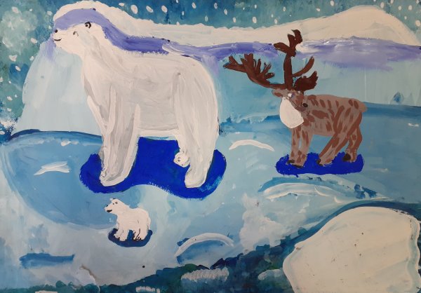 Арктика рисунок