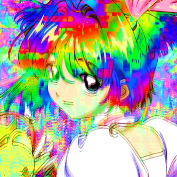 Аниме Радуга глитч Данганронпа