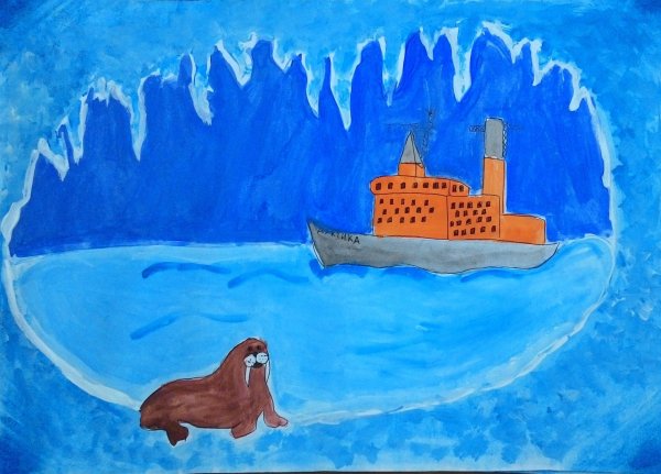 Арктика рисунок