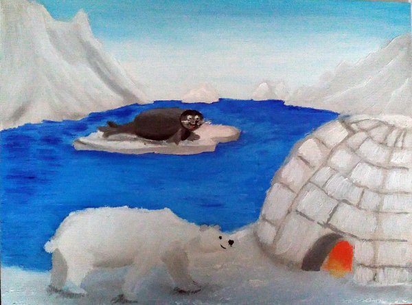 Арктика рисунок