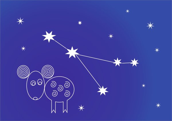 Овен Созвездие схема