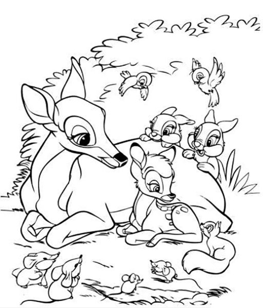 Бэмби герои мультика