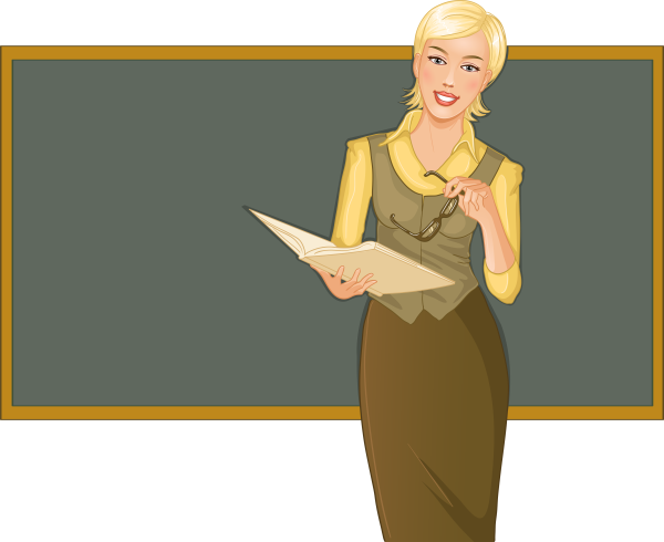 Учительница иллюстрация