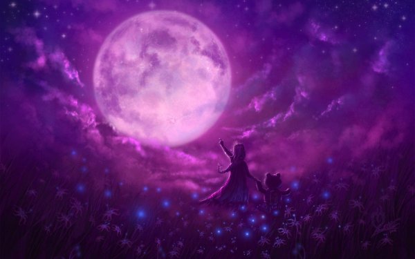 Фиолетовое дерево рисунок