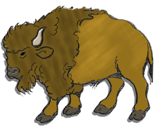 Буйвол мультяшный