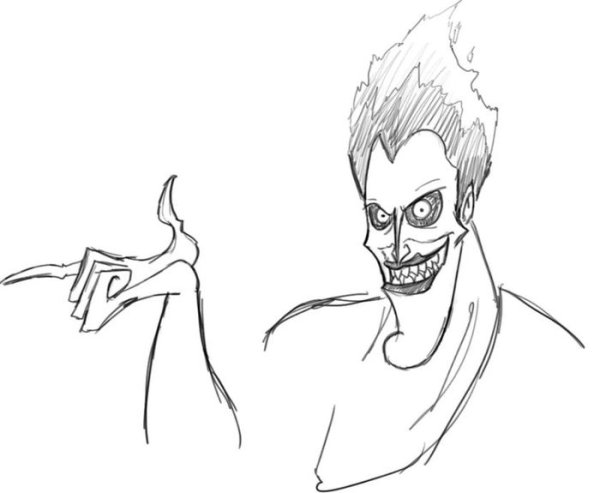 Эскиз Аида из геркулеса