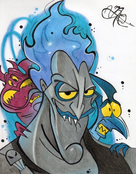 Аид Бог древней Греции раскраска