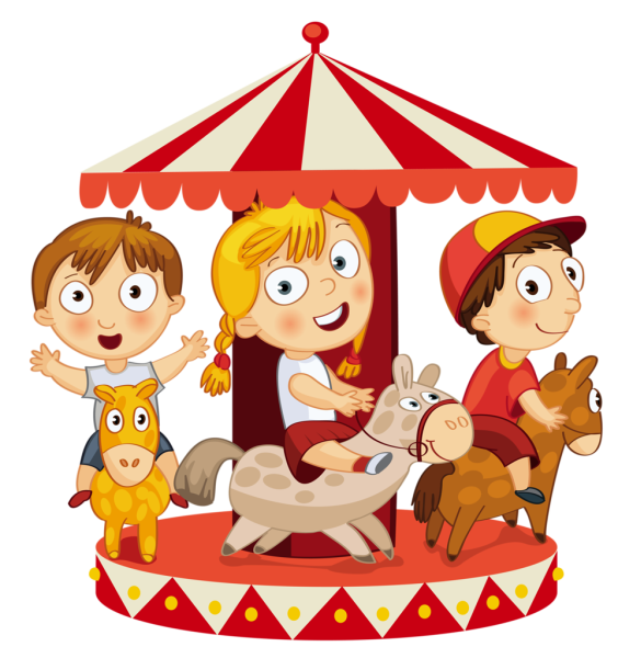 Карусель мультяшная