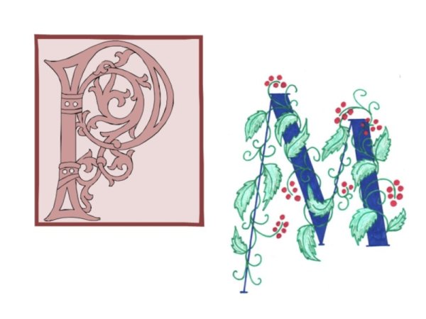 Буквица композиция