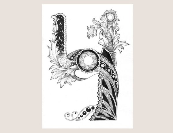 Буквы с узорами русские