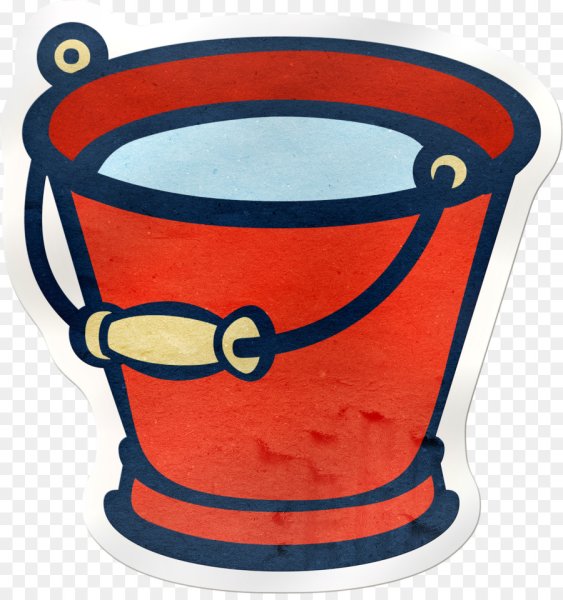 Ведро мультяшная