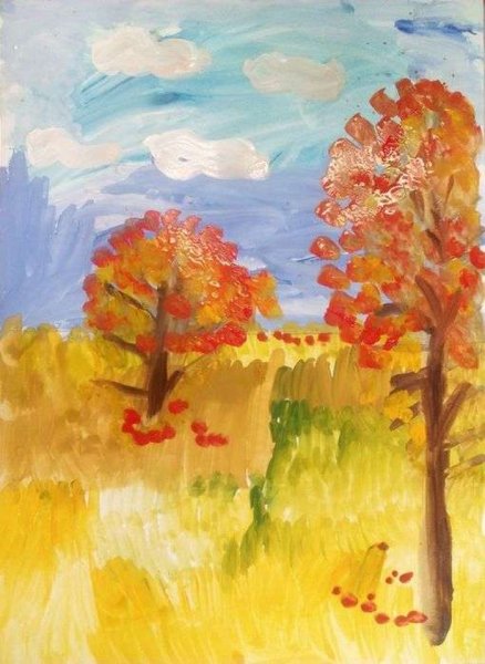 Осень рисунок для детей