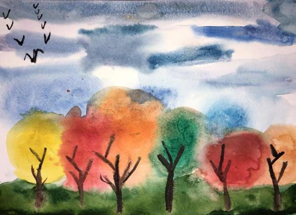 Пейзаж рисунок