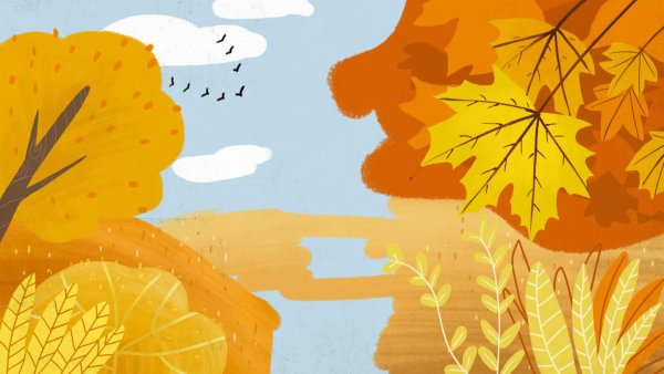 Листопад пейзаж