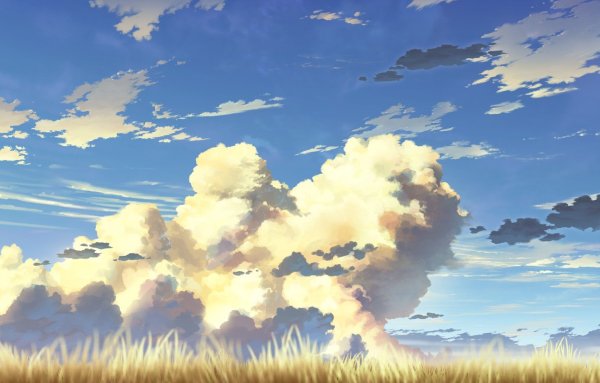 Осеннее светлое небо