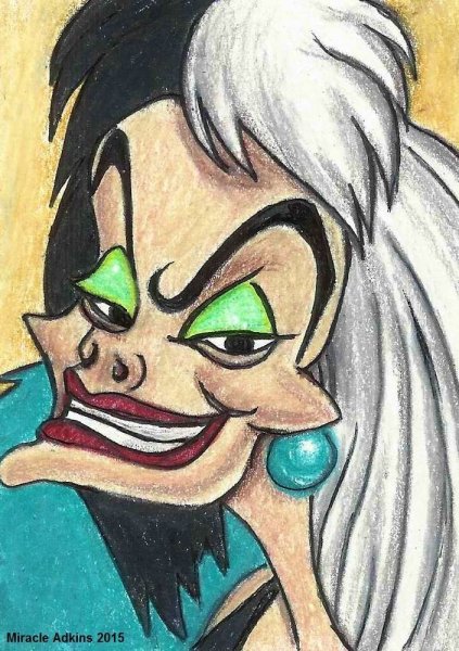 Круэлла де Виль арт