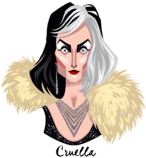 Круэлла Девиль портрет