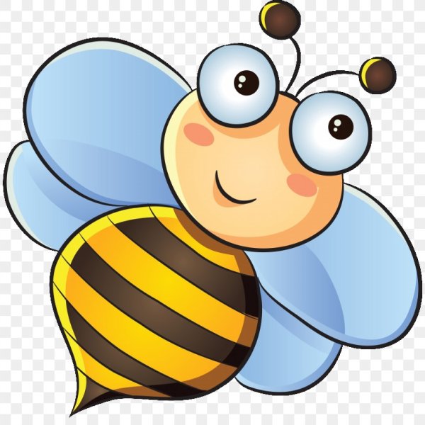 Пчелы мультяшные