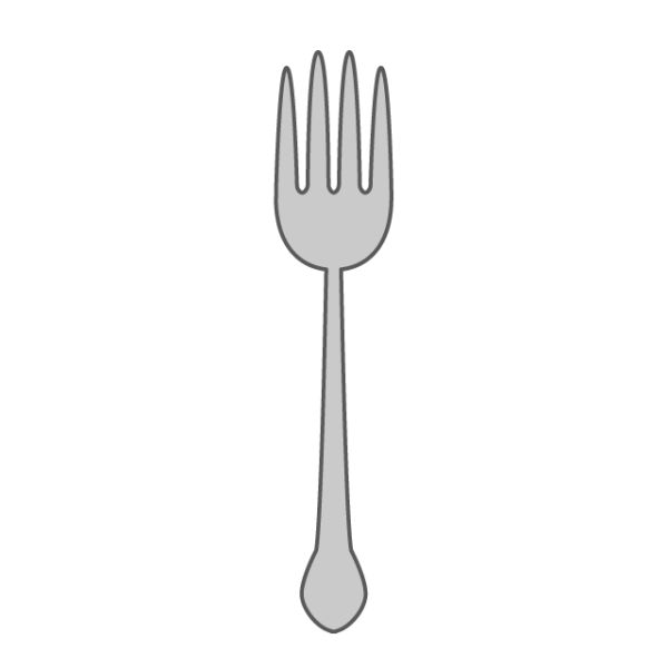Вилка нарисованная