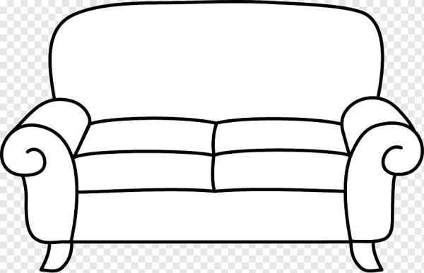 Диван раскраска для детей