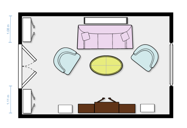 План комнаты