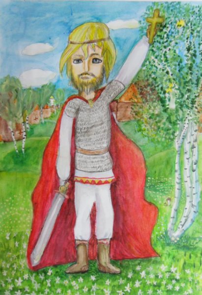 Нарисовать князя Владимира