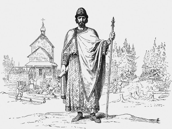 Нарисовать князя Владимира