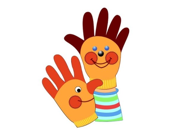 Перчаточная кукла клоун