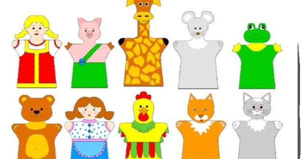 Эскиз куклы для кукольного театра