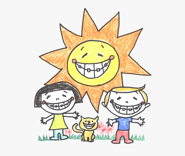 Рисунок на день улыбки