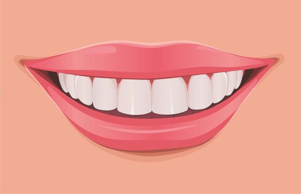 Улыбка мультяшная