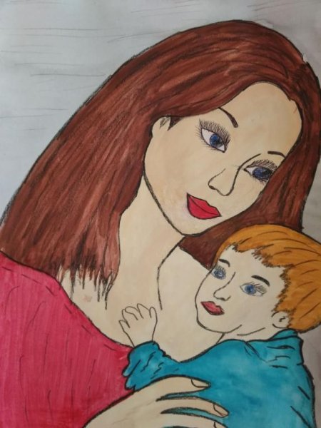 Рисунок моя мама лучше всех