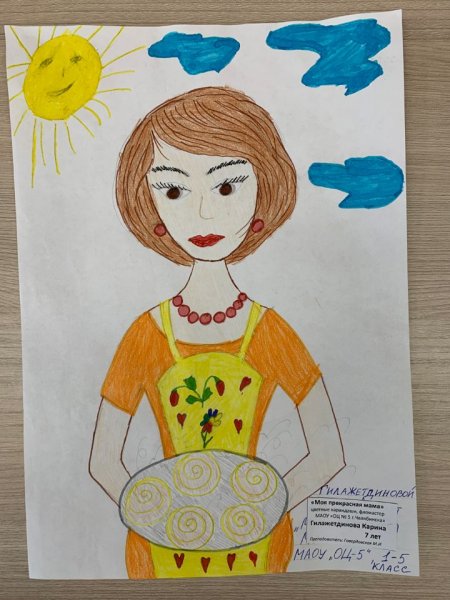 Конкурс рисунков мама
