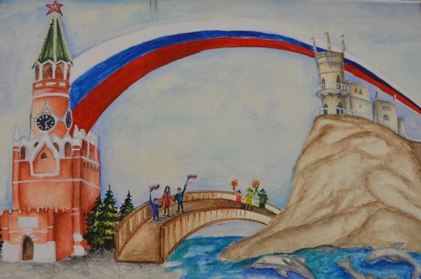 Рисунок на тему Россия лёгкий