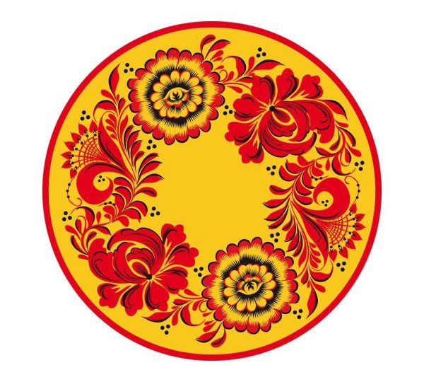 Основные элементы хохломской росписи