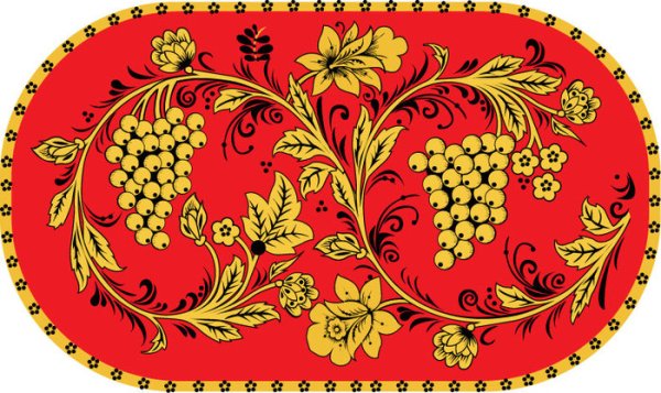 Роспись Хохломская русская народная