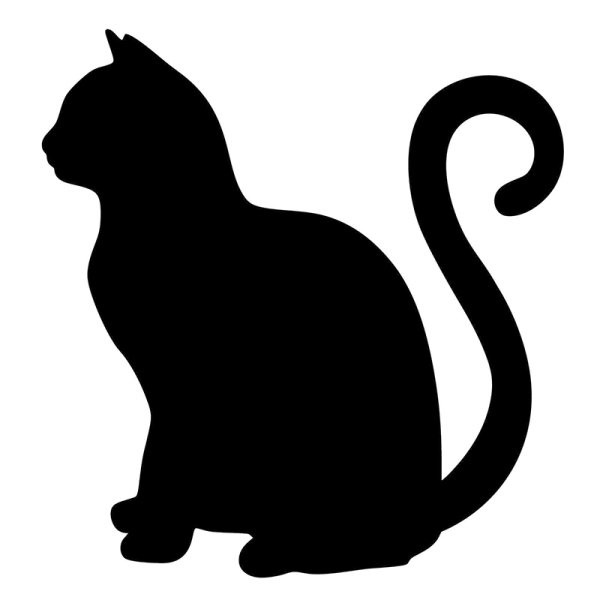 Трафарет кошки
