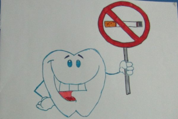 Нет курению рисунок