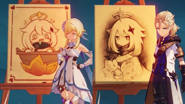 Альбедо и люмин Геншин