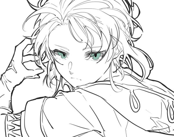 Альбедо скетч Геншин