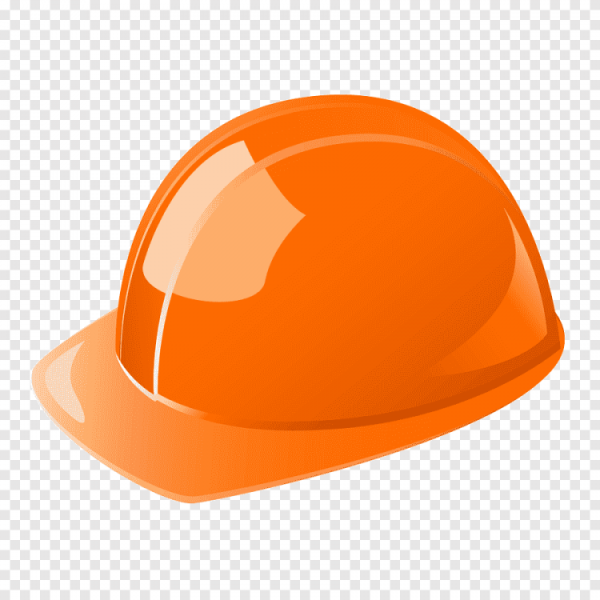 Шлем строительный вектор