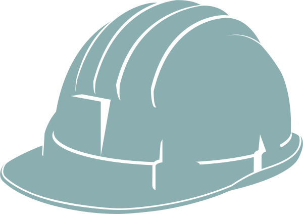 Каска сбоку вектор