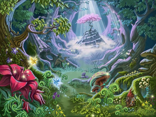 Волшебный сказочный лес