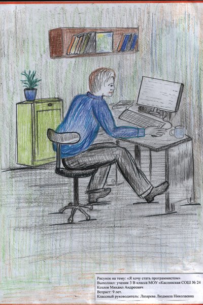 Детские рисунки программиста